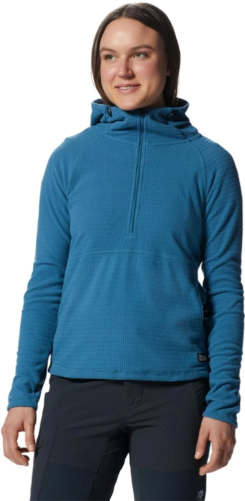 Mountain Hardwear Summit Grid Half-Zip Hoodie - Women's 3 Mountain Hardwear Summit Grid Half-Zip Hoodie - Women's