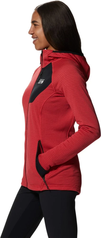 Mountain Hardwear Polartec Power Grid Full-Zip Hoodie - Women's 5 Mountain Hardwear Polartec Power Grid Full-Zip Hoodie - Women's - Image 3